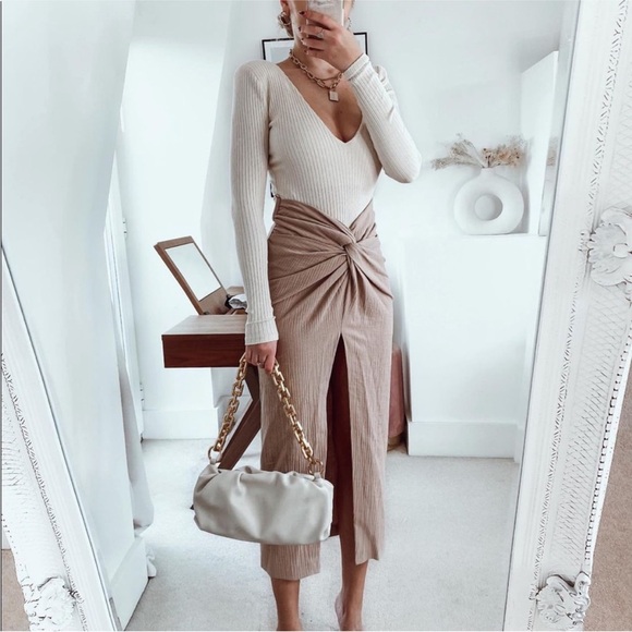 Zara limited edition celeb style pareo skirt - Picture 3 of 13